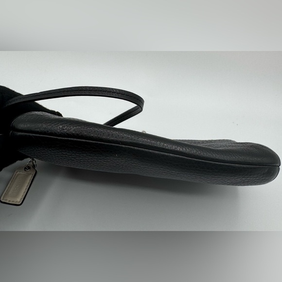 Coach Black Leather Turn lock Wristlet | Very Good Condition - Picture 12 of 13